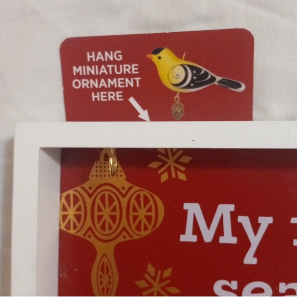 Hallmark Keepsake Christmas Ornament season Sign Block - Picture 2 of 5